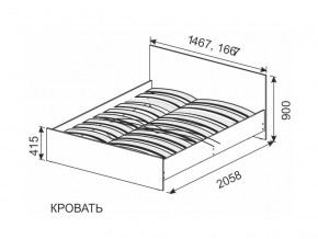 Кровать 1600х2000 ортопедическое основание в Салехарде - salekhard.magazin-mebel74.ru | фото