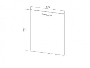 П 60 Комплект для посудомоечной машины 600 мм (цоколь + фасад) ЛДСП в Салехарде - salekhard.magazin-mebel74.ru | фото
